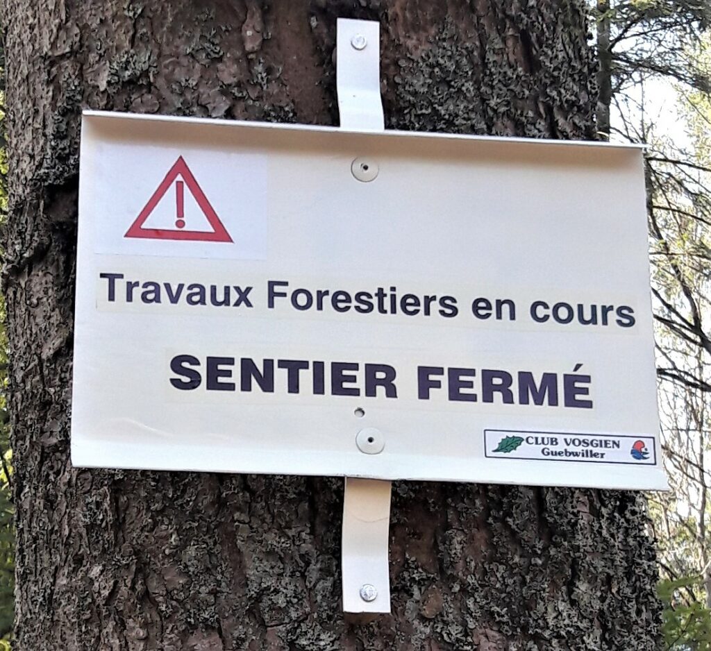 Panneaux forestiers & d'avertissement